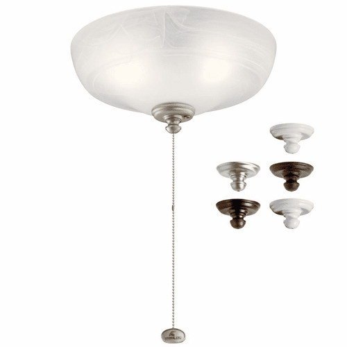 Kichler Large Bowl Ceiling Fan Light Kit - Multiple - 380014MUL