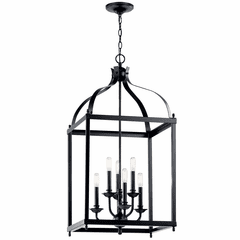 Kichler Larkin 6-LT Foyer Pendant - Black - 42568BK