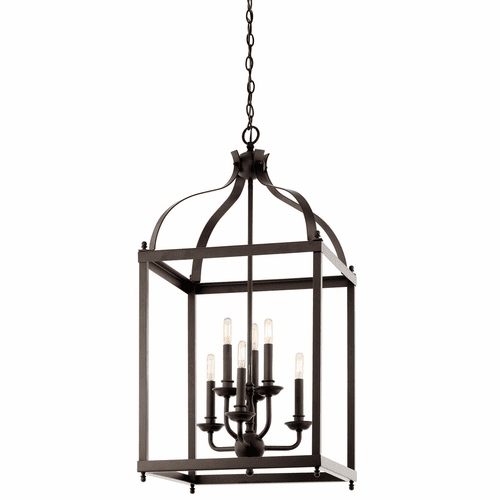 Kichler Larkin 6-LT Foyer Pendant - Olde Bronze - 42568OZ