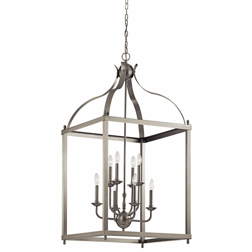 Kichler Larkin 8-LT Foyer Pendant - Brushed Nickel - 42591NI