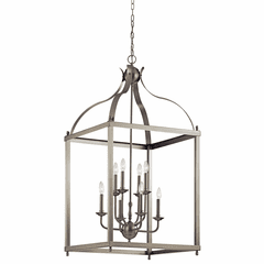 Kichler Larkin 8-LT Foyer Pendant - Brushed Nickel - 42591NI