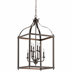 Kichler Larkin 8-LT Foyer Pendant - Olde Bronze - 42591OZ