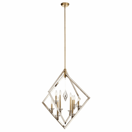 Kichler Layan 8-LT Foyer Pendant - Polished Nickel - 43052PN