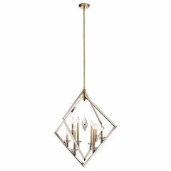 Kichler Layan 8-LT Foyer Pendant - Polished Nickel - 43052PN