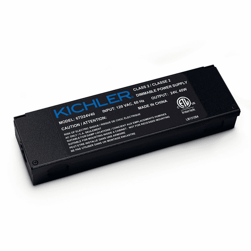 Kichler LED Power Supply  6TD 24V Dimmable 40W - Black - 6TD24V40BKT