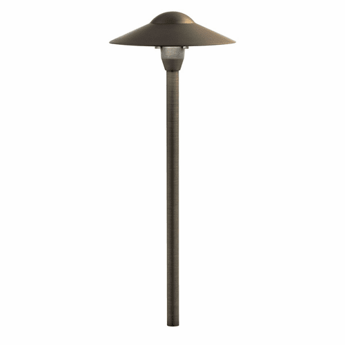 Kichler LED Retrofit Domed Path Light - Centennial Brass - 15310CBR