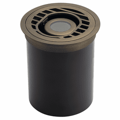 Kichler LED Retrofit MR16 In-Ground Light - Centennial Brass - 15789CBR