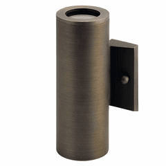 Kichler LED Retrofit Up & Down Deck Light - Centennial Brass - 15079CBR