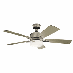 Kichler Leeds LED 52" Ceiling Fan - Brushed Nickel - 300457NI