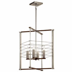 Kichler Lente 4-LT Foyer Pendant - Brushed Nickel - 44251NI