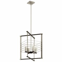Kichler Lente 4-LT Foyer Pendant - Midnight Oak - 44251MOK