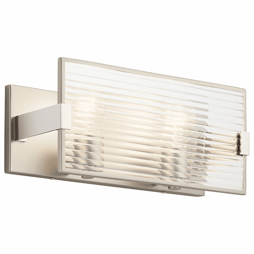 Kichler Logan 15in Linear Bath Light - Satin Nickel - 55006SN