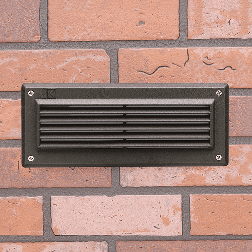 Kichler Louvered Brick Light 3000K Landscape LED - Bronze - 15773AZT30R