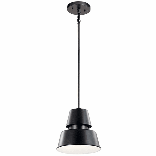 Kichler Lozano 1-LT Outdoor Pendant - Black - 59003BK