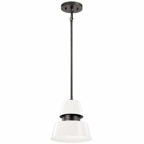 Kichler Lozano 1-LT Outdoor Pendant - White - 59003WH