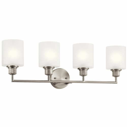 Kichler Lynn Haven 4-LT Bath Light - Brushed Nickel - 55048NI