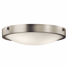 Kichler Lytham 3-LT Flush Mount - Brushed Nickel - 42275NI Kichler Lytham 3-LT Flush Mount - Brushed Nickel - 42275NI