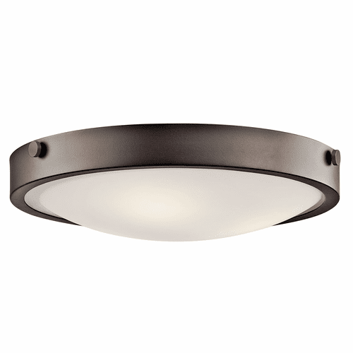 Kichler Lytham 3-LT Flush Mount - Olde Bronze - 42275OZ