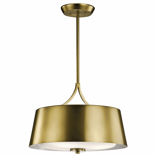 Kichler Maclain 3-LT Convertible Pendant Natural Bronze - Brass - 43744NBR