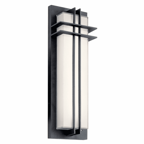 Kichler Manhattan 22" LED Wall Light - Black - 49298BKTLED