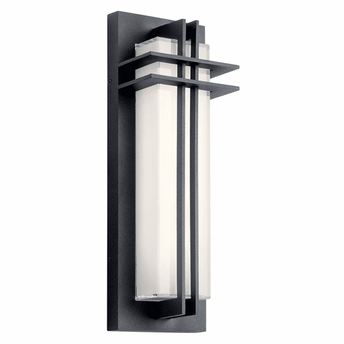 Kichler Manhattan Manningham 16" LED Wall Light - Black - 49297BKTLED