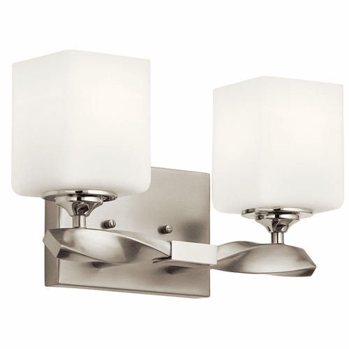 Kichler Marette 2-LT Bath Light - Brushed Nickel - 55001NI