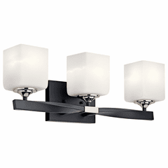 Kichler Marette 3-LT Bath Light - Black - 55002BK