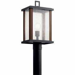 Kichler Marimount 1-LT Outdoor Post Mount - Black - 59019BK Kichler Marimount 1-LT Outdoor Post Mount - Black - 59019BK