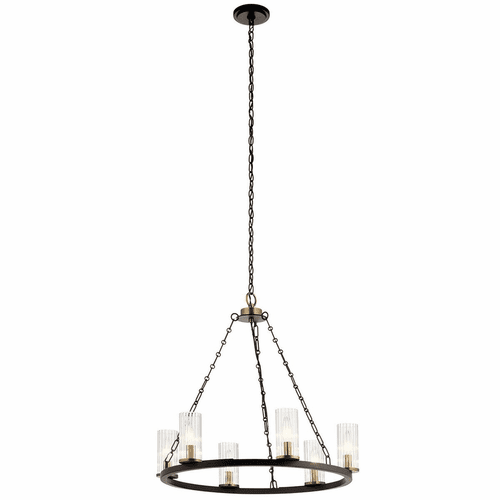 Kichler Mathias 1 Tier 6-LT Chandelier - Olde Bronze - 52107OZ