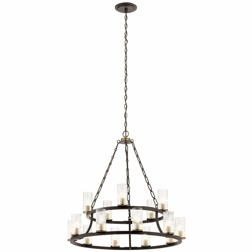 Kichler Mathias 2 Tier 5-LT Chandelier - Olde Bronze - 52109OZ