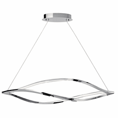 Kichler Meridian 53.25" 1 Head LED Island Pendant - Chrome - 83385