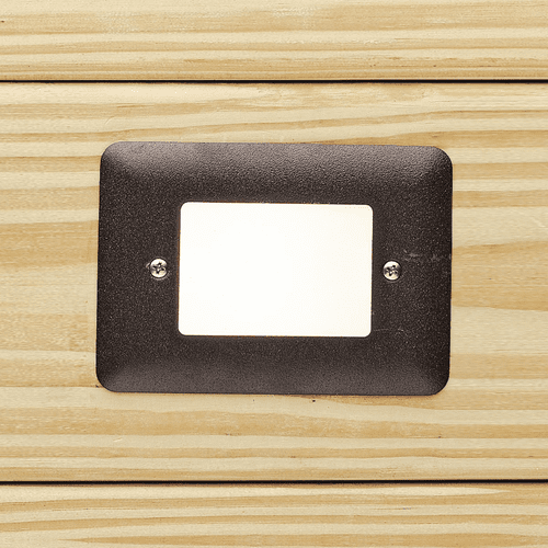 Kichler Mini Step Light (without Louvers) 2700K LED - Bronze - 15780AZT27R