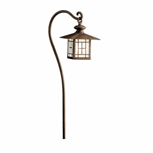 Kichler Mission Lantern 12V Path Light - Patina Bronze - 15319PZ