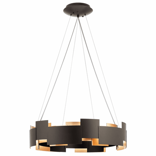 Kichler Moderne 26.5" LED Chandelier - Olde Bronze - 42992OZLED