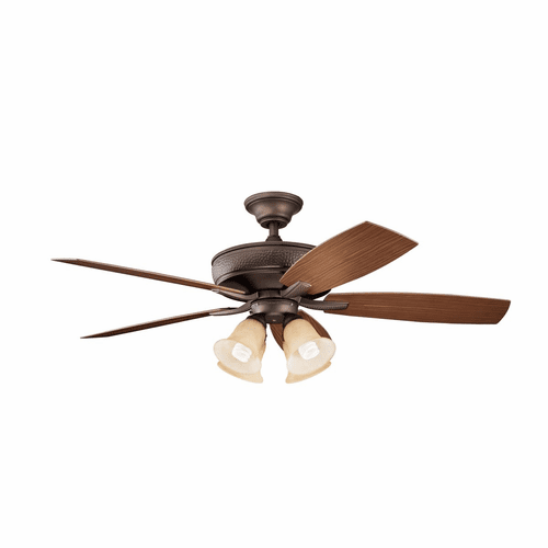 Kichler Monarch II Patio 52" Ceiling Fan - Weathered Copper - 310103WCP