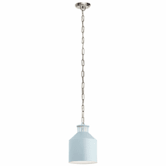 Kichler Montauk 1-LT Mini Pendant - Light Blue - 44306LBL