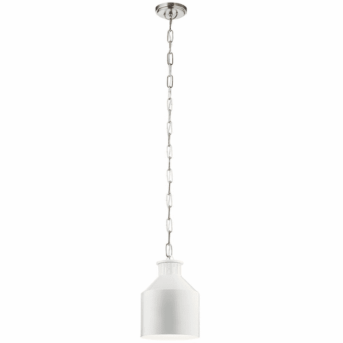 Kichler Montauk 1-LT Mini Pendant - White - 44306WH