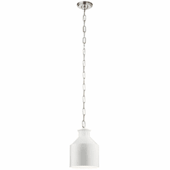Kichler Montauk 1-LT Mini Pendant - White - 44306WH