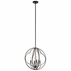 Kichler Montavello 4-LT Chandelier - Olde Bronze - 43096OZ