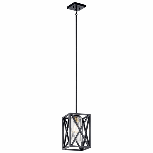 Kichler Moorgate 1-LT Mini Pendant - Black - 44083BK