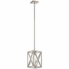 Kichler Moorgate 1-LT Mini Pendant - Distressed Antique White - 44083DAW