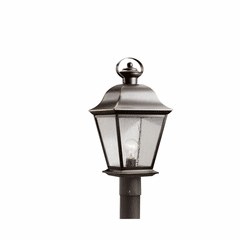 Kichler Mount Vernon 1-LT Post Light - Olde Bronze - 9909OZ