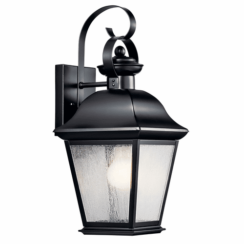Kichler Mount Vernon 16.75" 1-LT Wall Light - Black - 9708BK