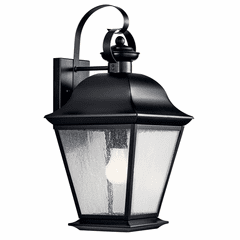 Kichler Mount Vernon 19.5" 1-LT Wall Light - Black - 9709BK