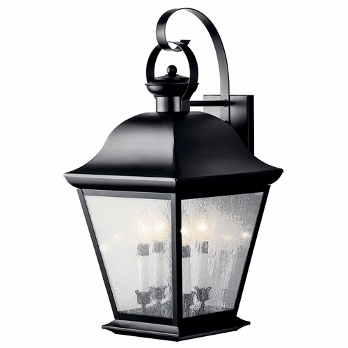 Kichler Mount Vernon 4-LT Wall Light - Black - 9704BK