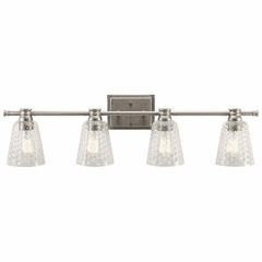 Kichler Nadine 4-LT Vanity Light - Brushed Nickel - 45098NI Kichler Nadine 4-LT Vanity Light - Brushed Nickel - 45098NI