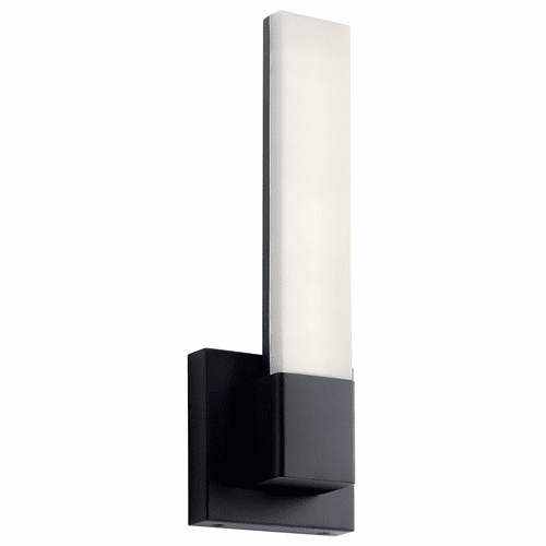 Kichler Neltev 14.5" LED Sconce with Down Light - Matte Black - 84186