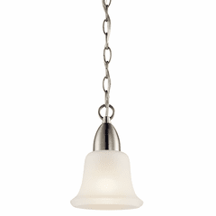 Kichler Nicholson 1-LT Mini Pendant - Brushed Nickel - 42880NI
