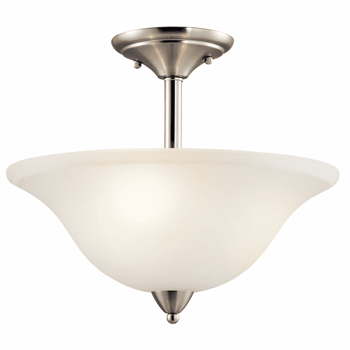 Kichler Nicholson 3-LT Semi Flush - Brushed Nickel - 42879NI
