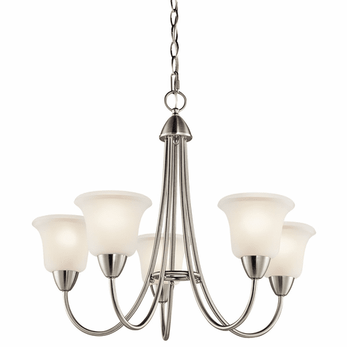 Kichler Nicholson 5-LT Chandelier - Brushed Nickel - 42884NI